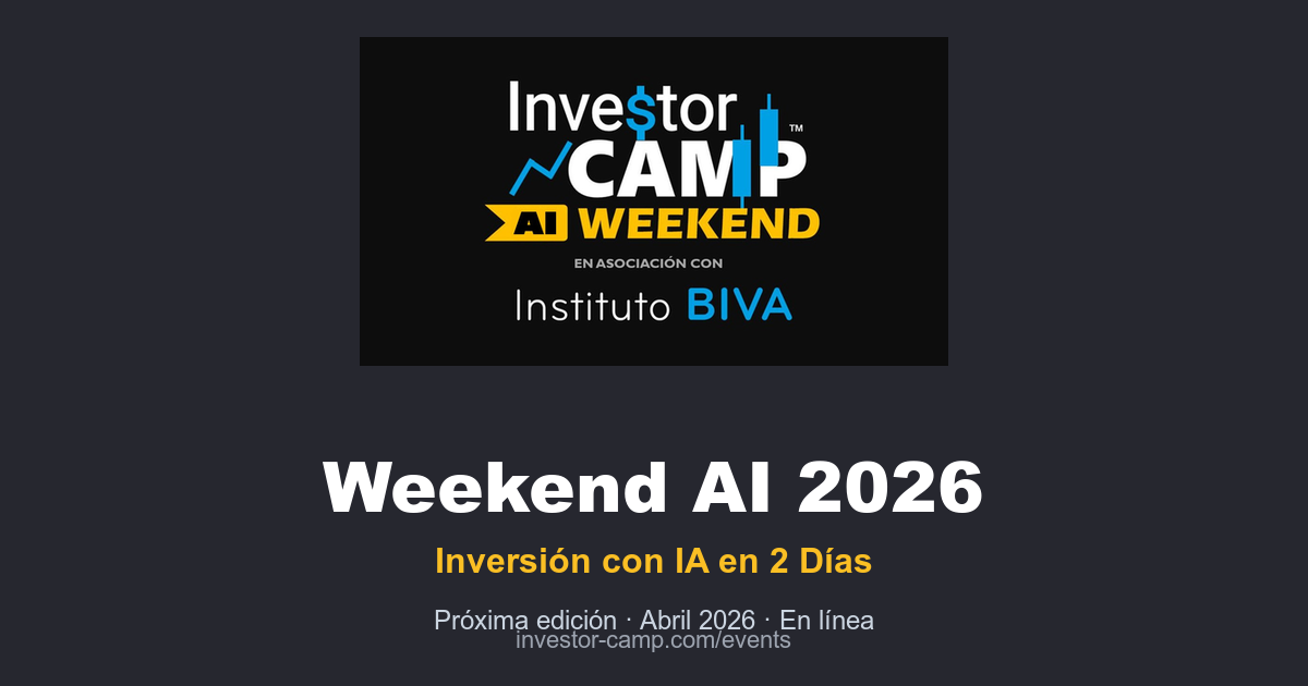 Weekend AI 2026 — Inversión con IA en 2 Días | InvestorCamp